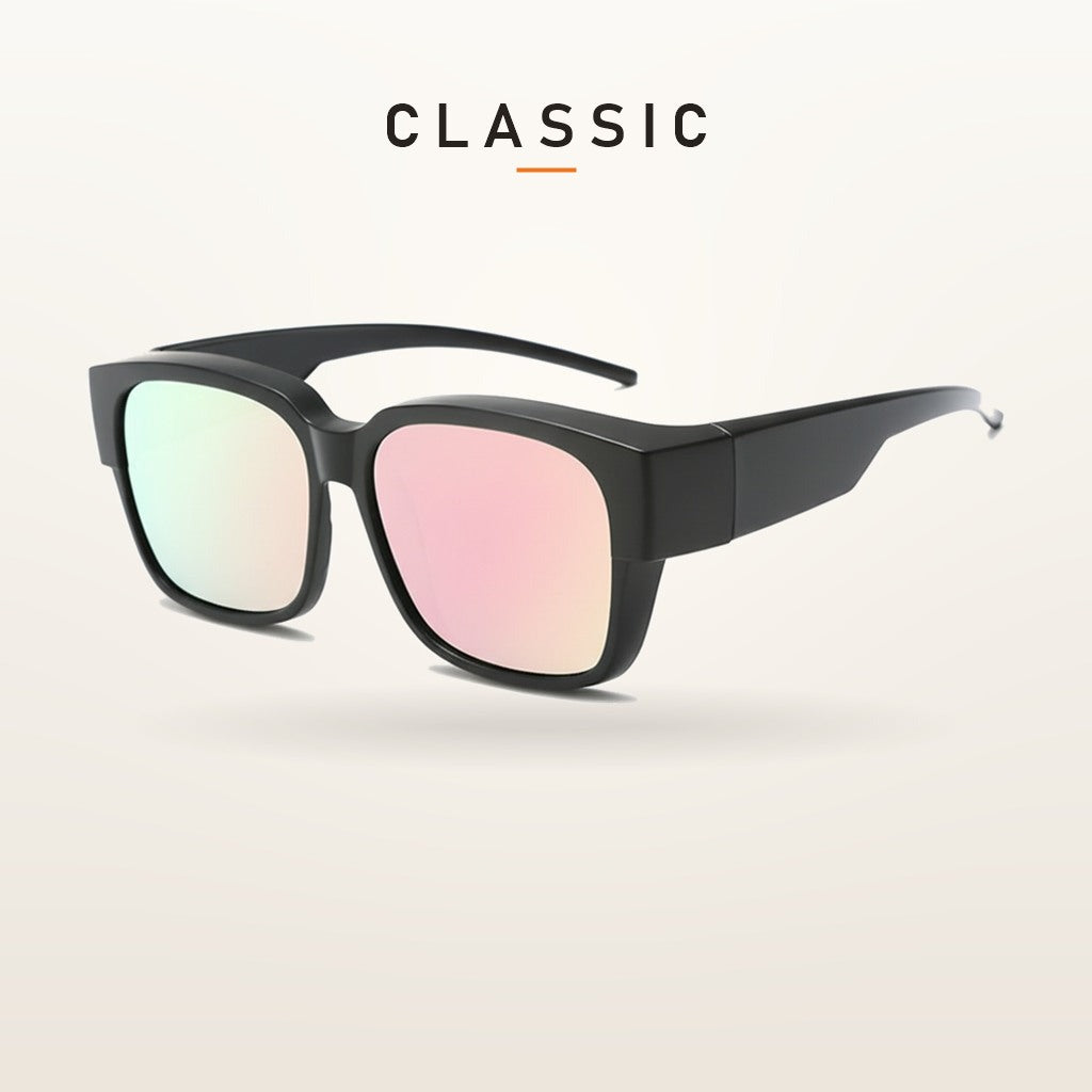 SunFit Solbriller Dame – Svart/Lys rosa Classic