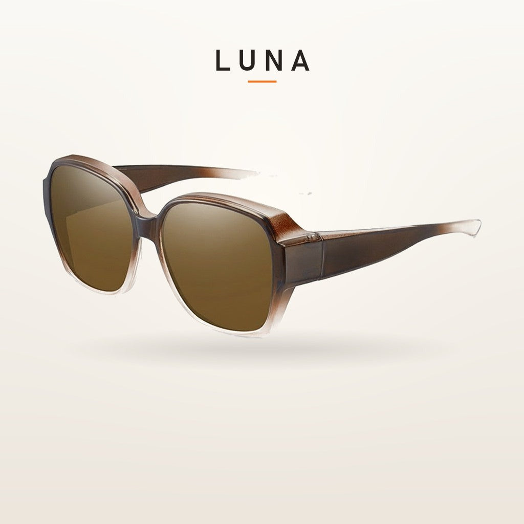 SunFit Solbriller Dame – Brun Luna