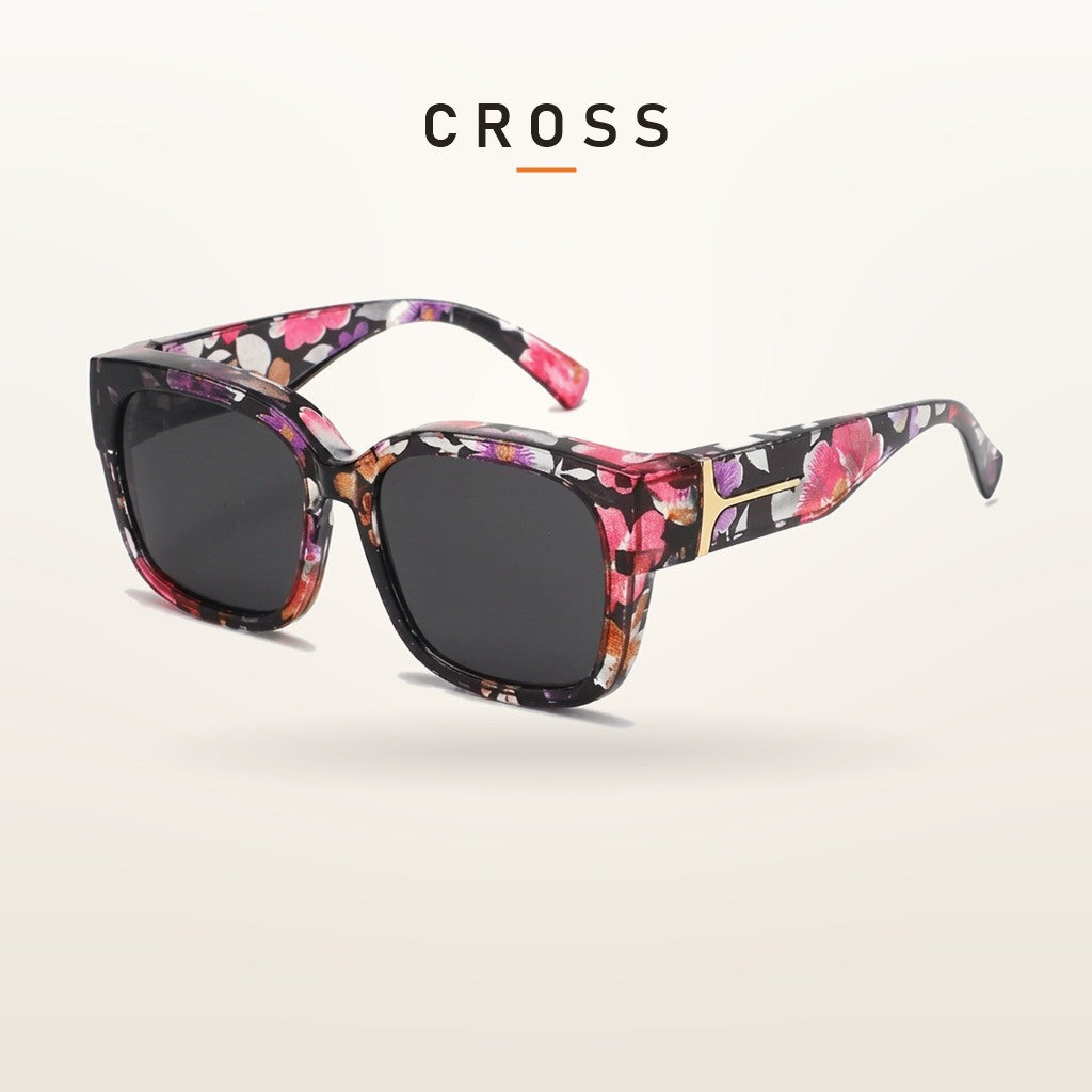 SunFit Solbriller Dame – Midnight Bloom Cross