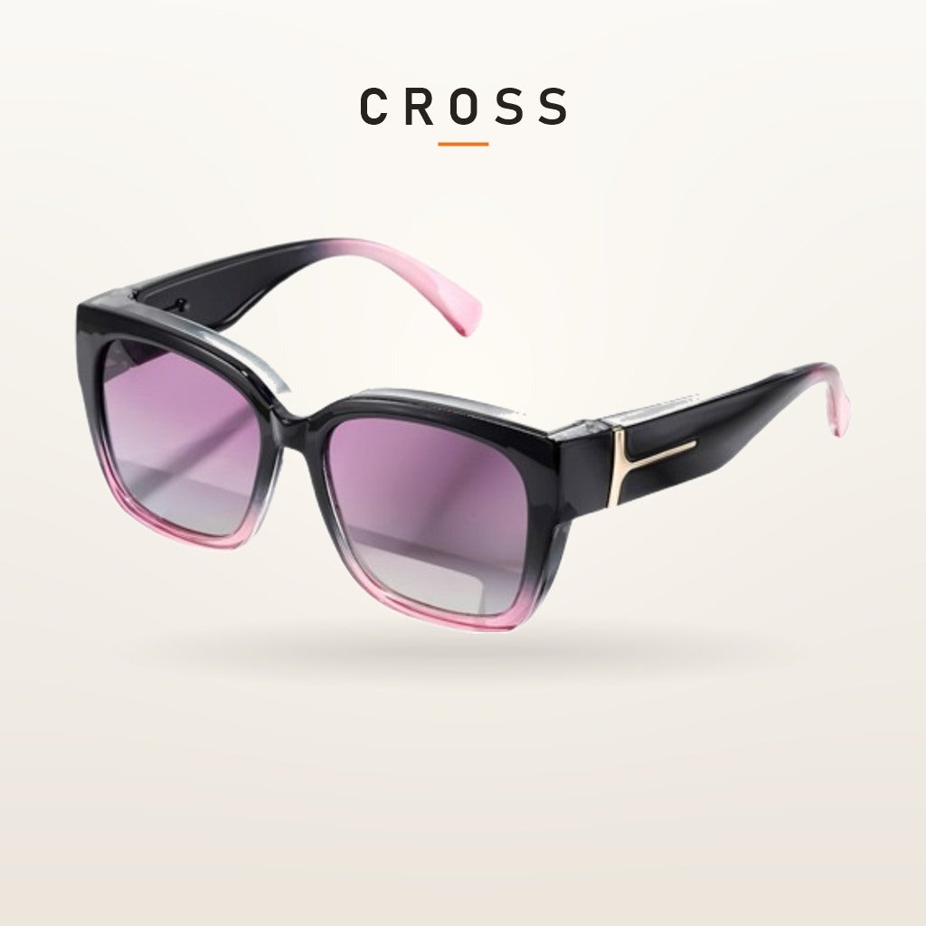 SunFit Solbriller Dame – Plomme Cross