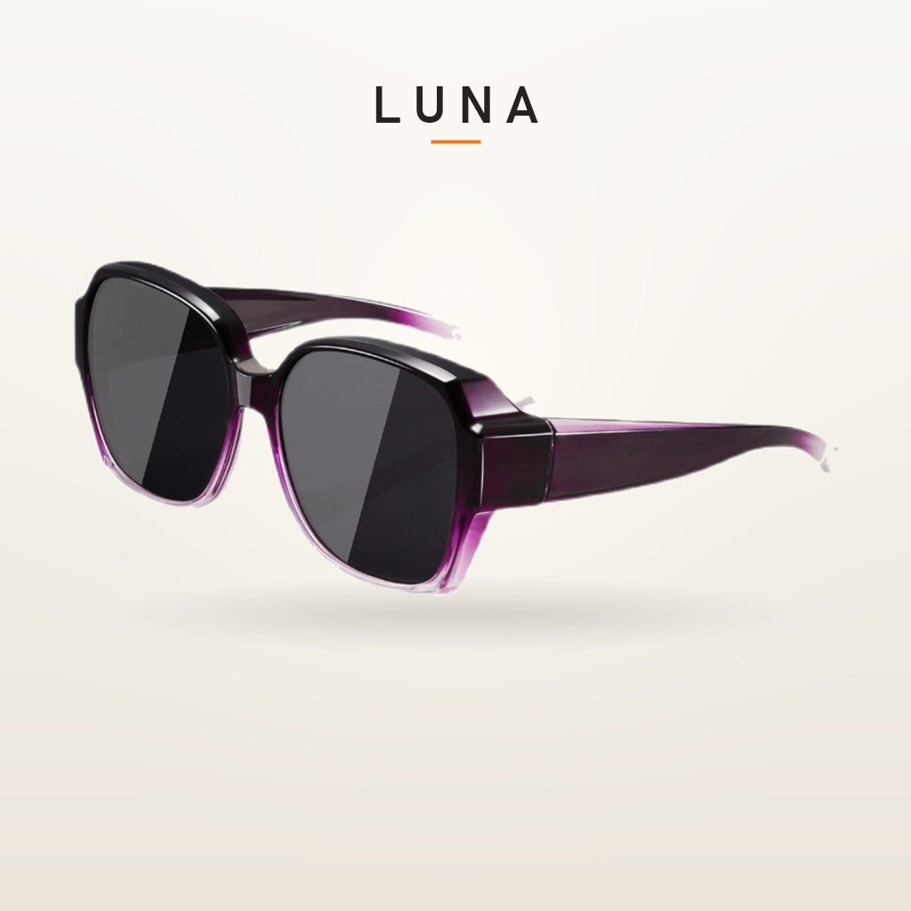 SunFit Solbriller Dame – Lilla/Svart Luna