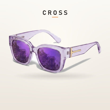 SunFit Solbriller Dame – Lilla Mirror Cross